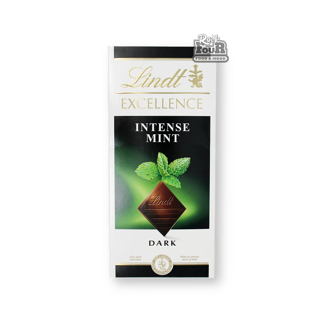 Dark chocolate bar "Lindt Excellence Intense Mint" 100g
